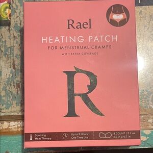 Pink Heating Patch for Menstrual Cramps 1 patch